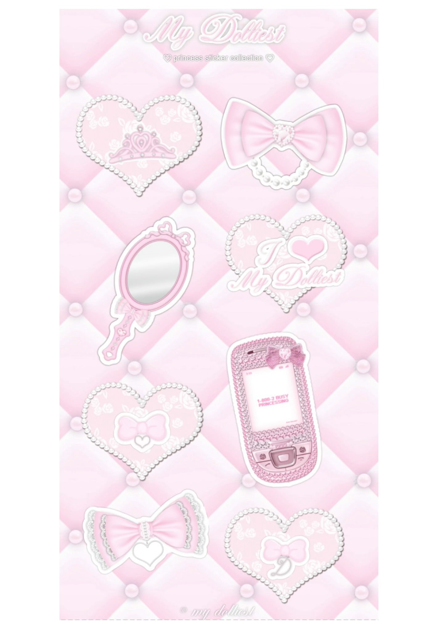 ♡ princessing sticker sheet