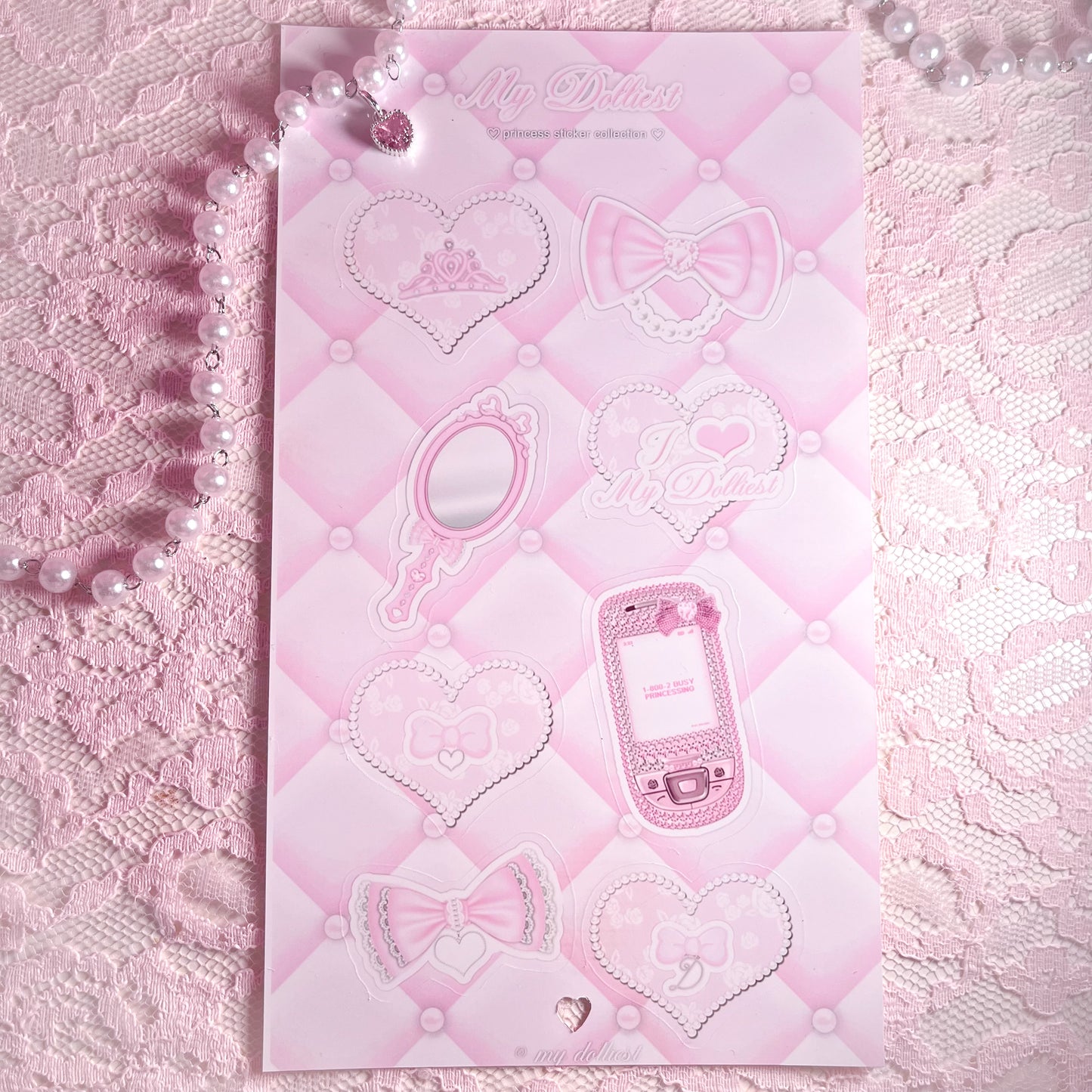 ♡ princessing sticker sheet
